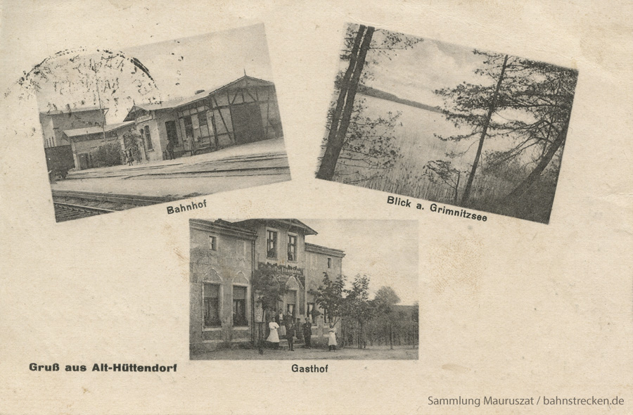 Bahnhof Alt Hüttendorf 1926