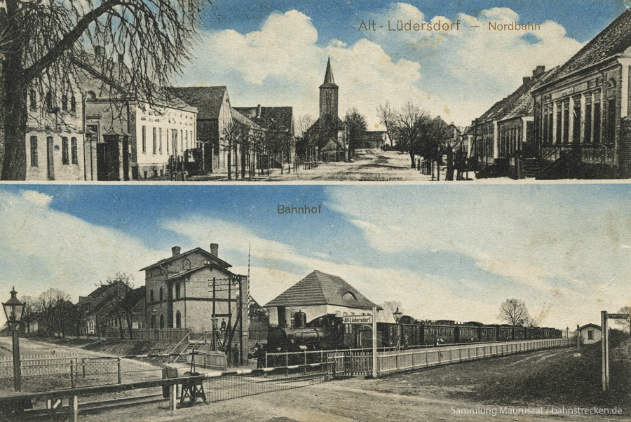 Bahnhof Altlüdersdorf 1912