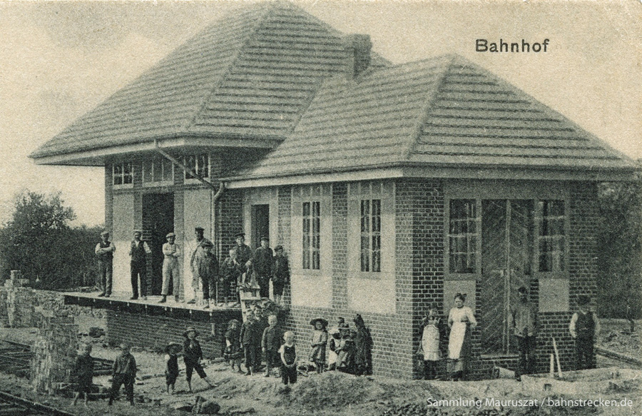 Bahnhof Arensdorf 1912
