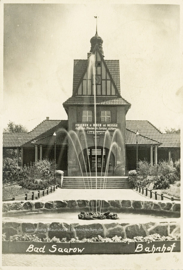 Bahnhof Bad Saarow 1953