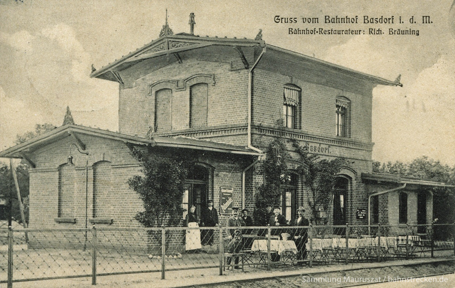 Bahnhof Basdorf 1912