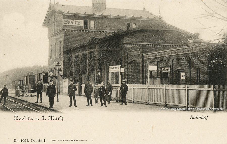 Bahnhof Beelitz ca. 1900