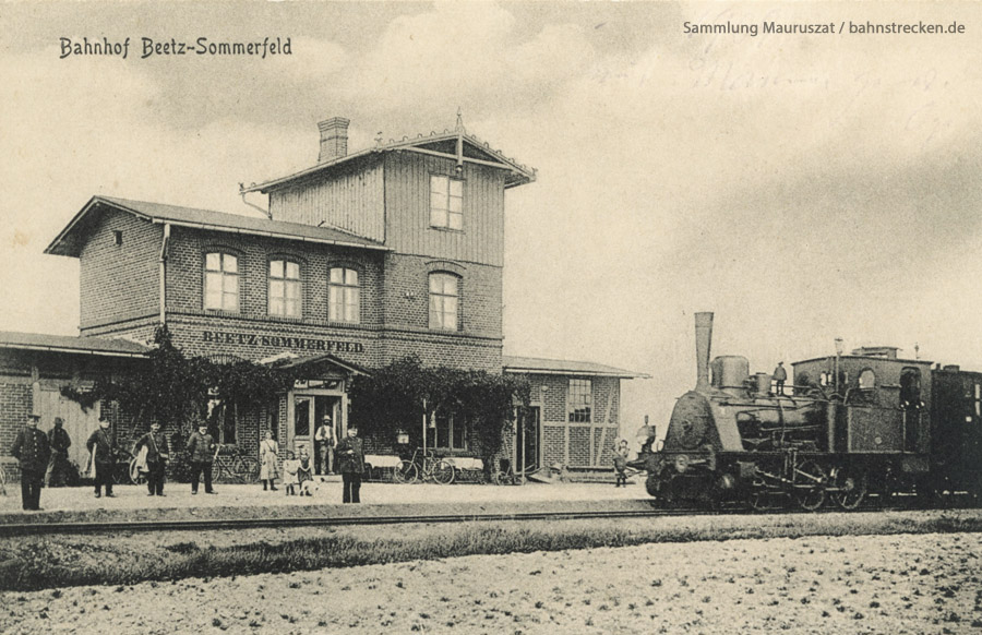 Bahnhof Beetz-Sommerfeld 1909