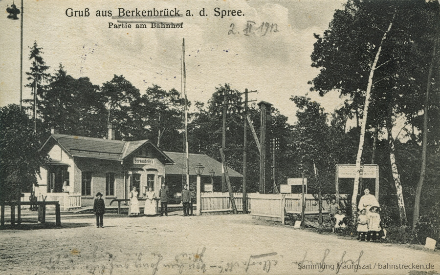 Bahnhof Berkenbrück 1912