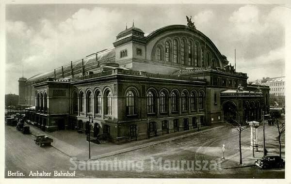 Berlin Anhalter Bahnhof 1936