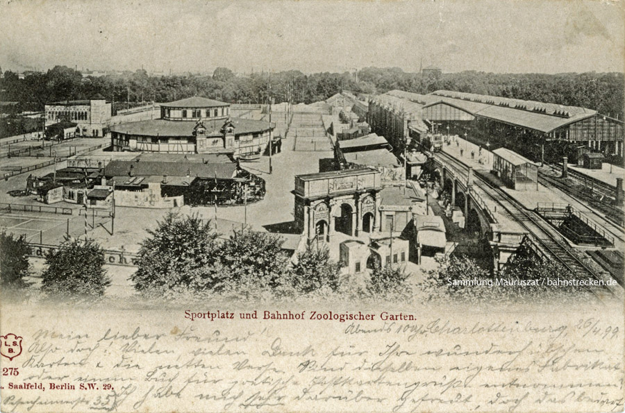 Bahnhof Berlin Zoologischer Garten 1899