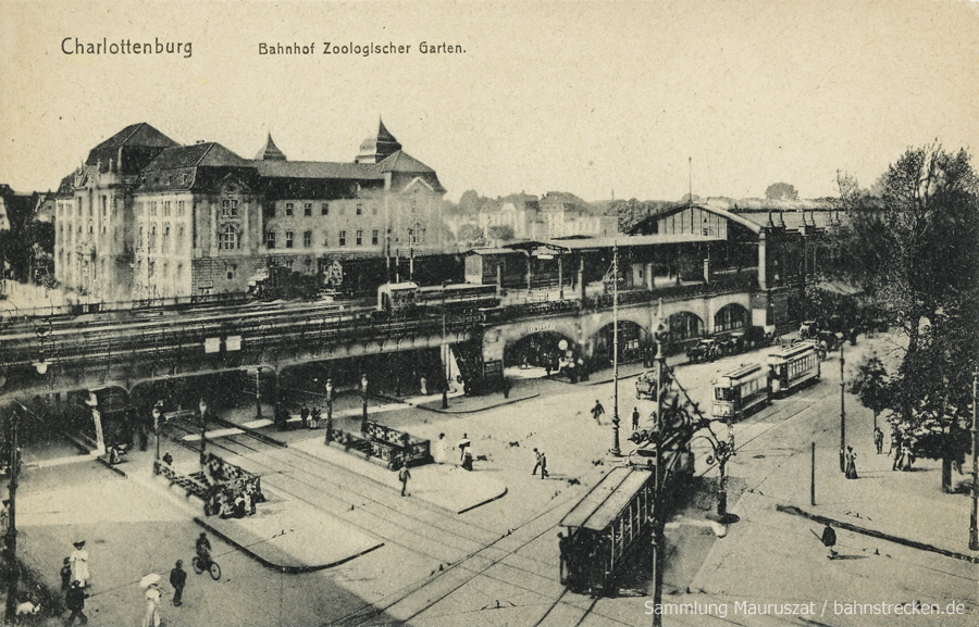 Bahnhof Berlin Zoologischer Garten ca. 1910