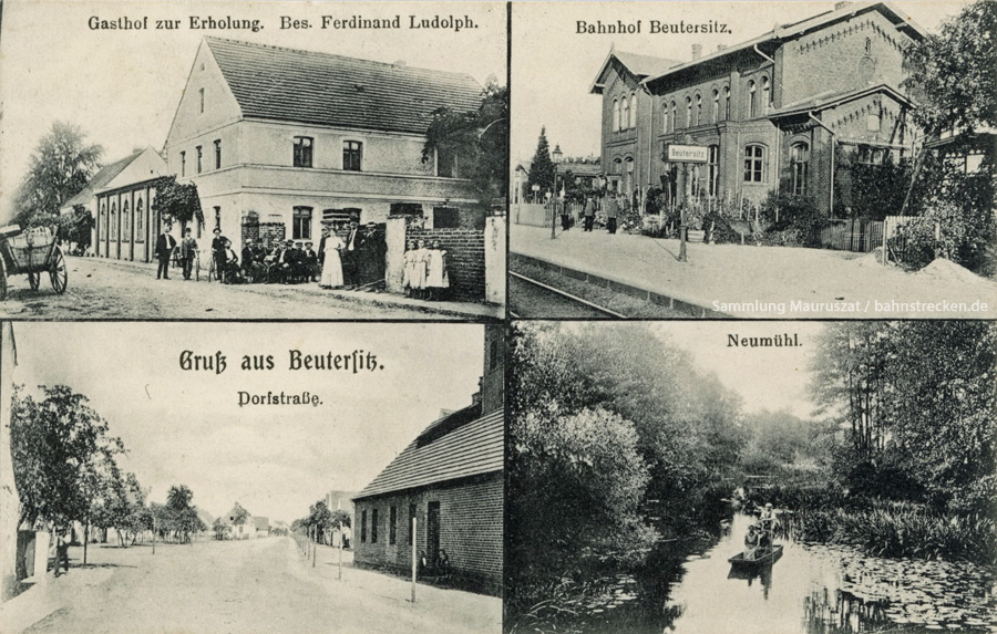 Bahnhof Beutersitz 1923
