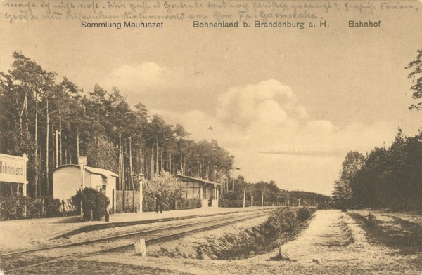 Bahnhof Bohnenland 1919