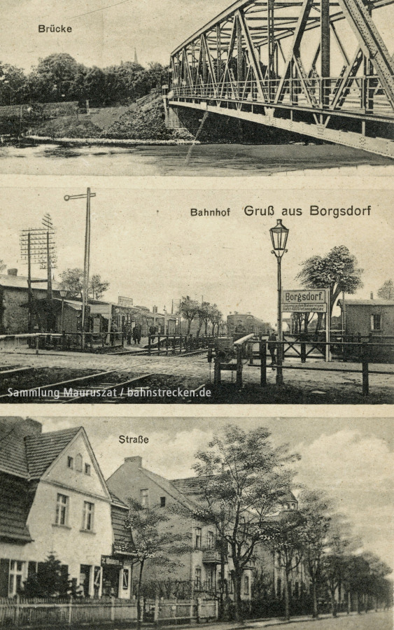 Bahnhof Borgsdorf ca. 1920