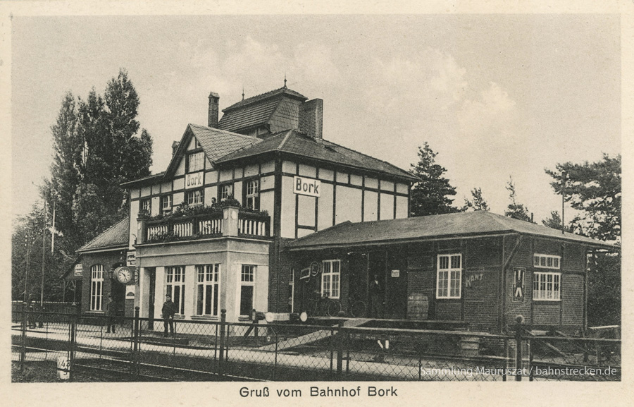Bahnhof Bork 1933