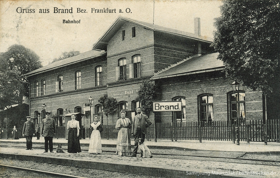 Bahnhof Brand 1909