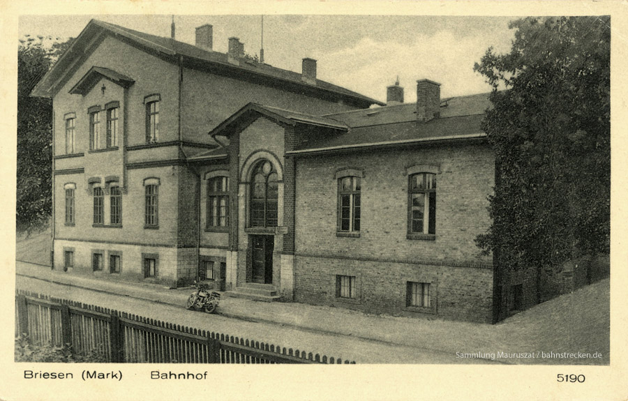 Bahnhof Briesen (Mark) 1940