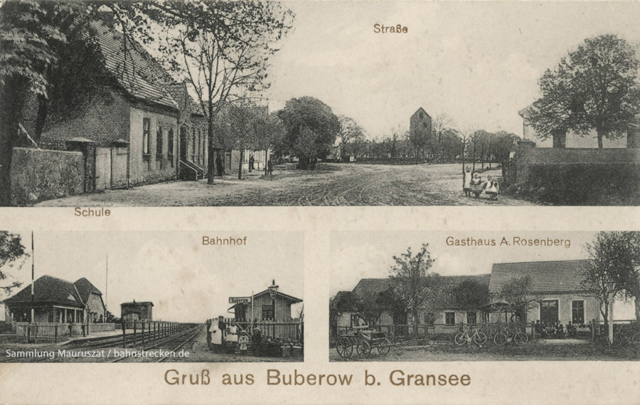 Bahnhof Buberow 1912