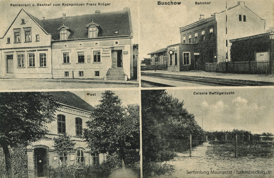Bahnhof Buschow ca. 1920