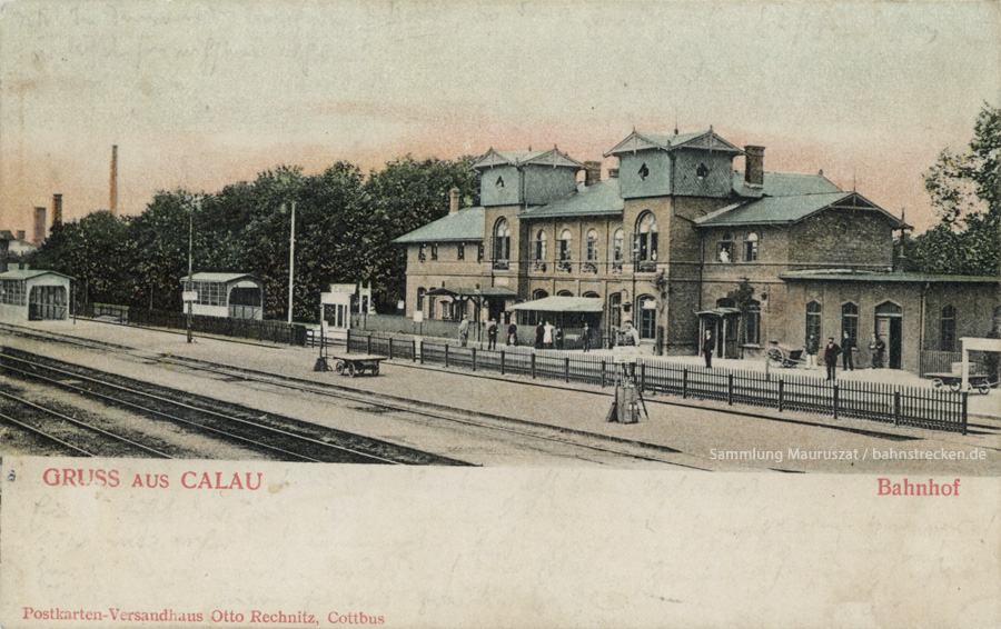 Bahnhof Calau, 1905