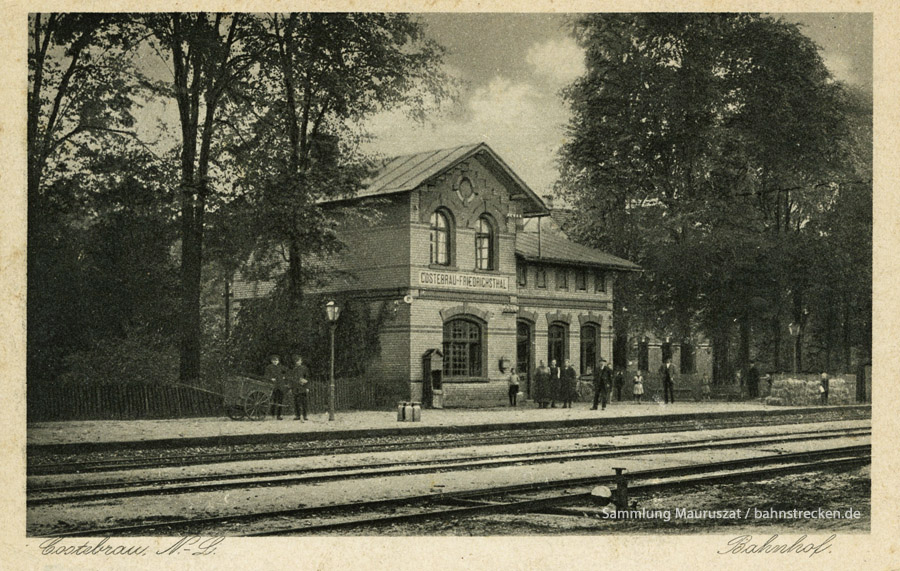 Bahnhof Costebrau-Friedrichsthal 1943