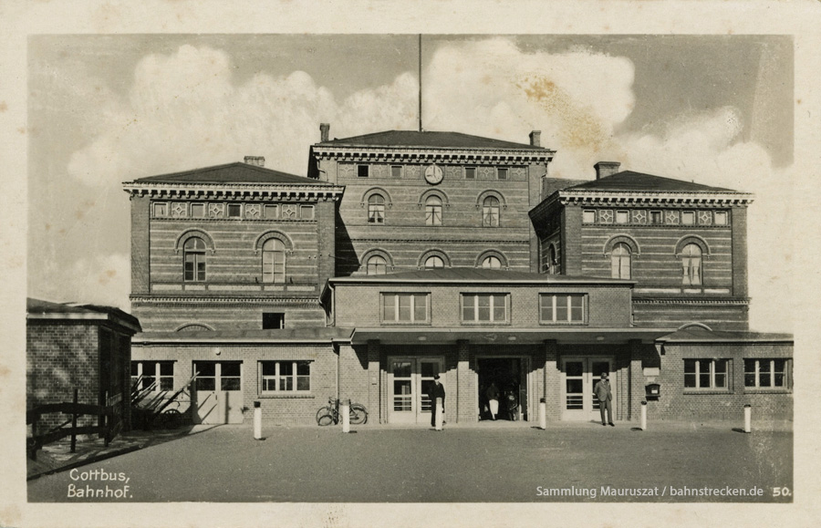 Bahnhof Cottbus 1938