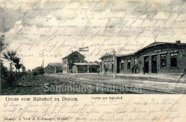 Bahnhof Dorum 1906