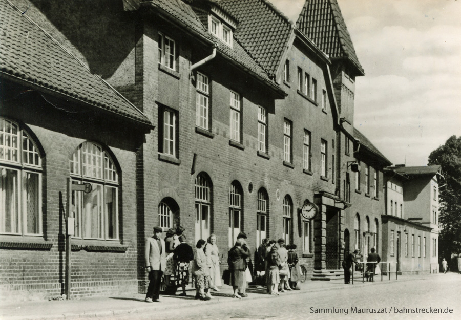 Bahnhof Eisenhüttenstadt 1962