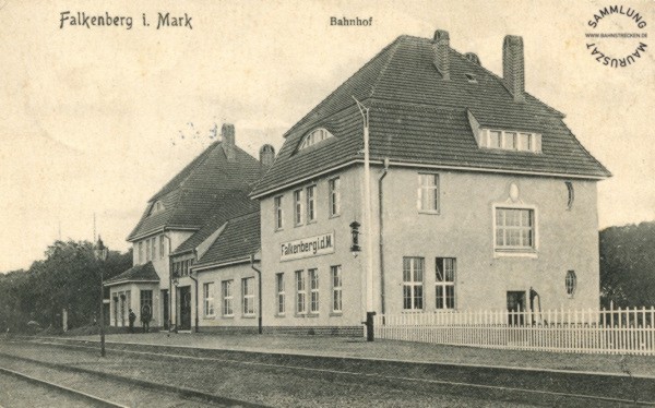 Bahnhof Falkenberg (Mark) 1909
