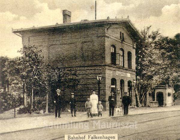 Bahnhof Falkenhagen (Prignitz) 1925