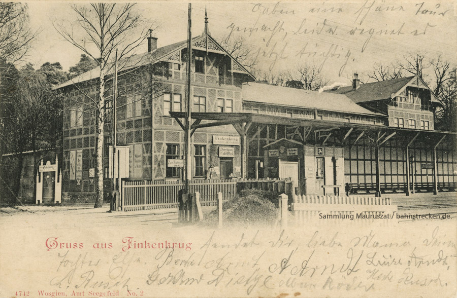 Bahnhof Finkenkrug 1903