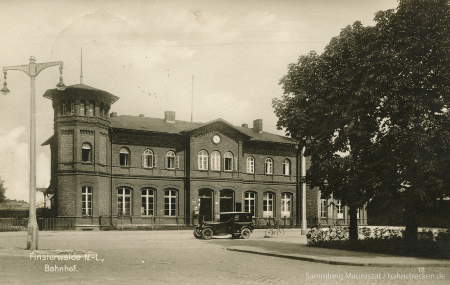 Bahnhof Finsterwalde 1931