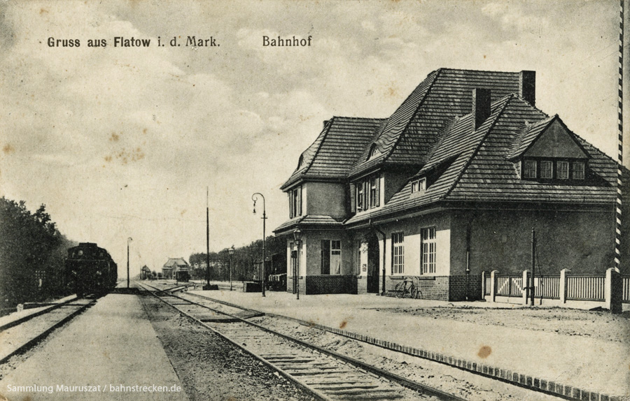 Bahnhof Flatow 1916
