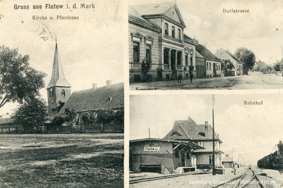 Bahnhof Flatow 1922