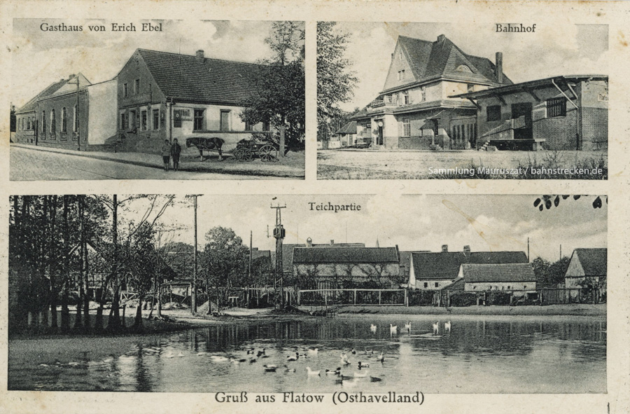Bahnhof Flatow 1935