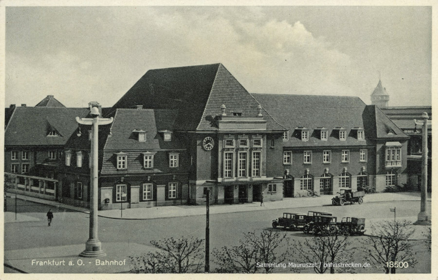Bahnhof Frankfurt (Oder) um 1930