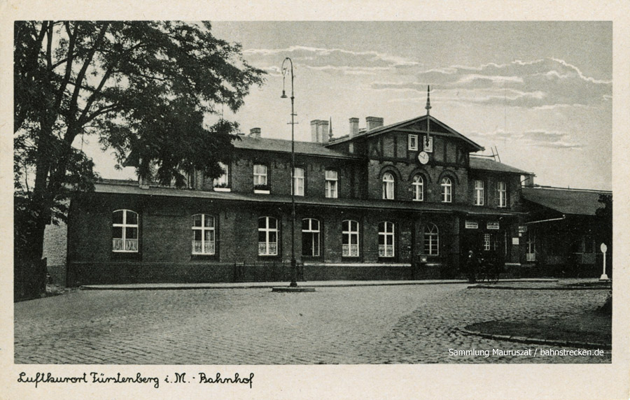 Bahnhof Fürstenberg (Havel) ca. 1920