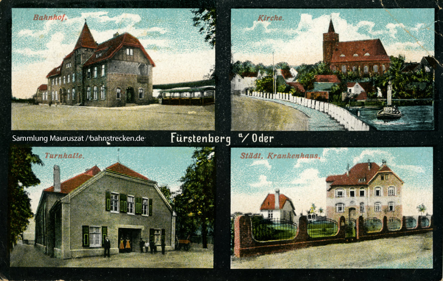 Bahnhof Fürstenberg (Oder) 1915