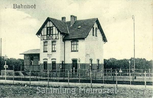 Bahnhof Gehren 1917