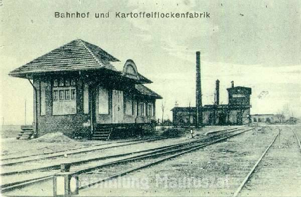 Bahnhof Genschmar 1919