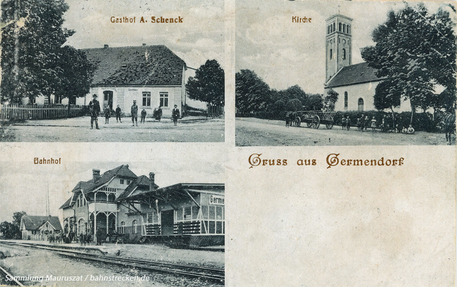 Bahnhof Germendorf ca. 1920
