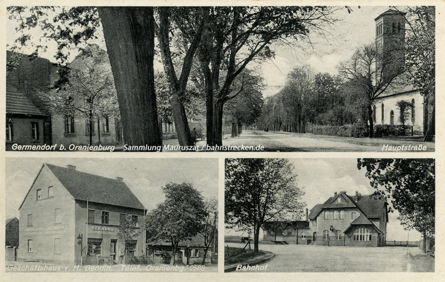 Bahnhof Germendorf 1937