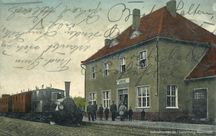Bahnhof Görzke 1919