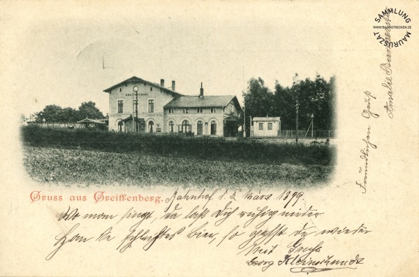 Bahnhof Greiffenberg (Uckermark) 1899