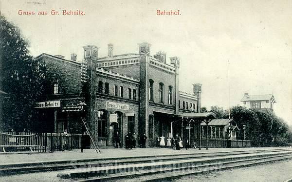 Bahnhof Groß Behnitz 1908