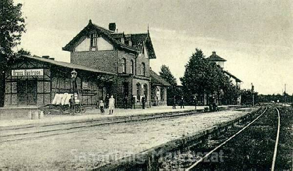 Bahnhof Groß Gastrose 1929