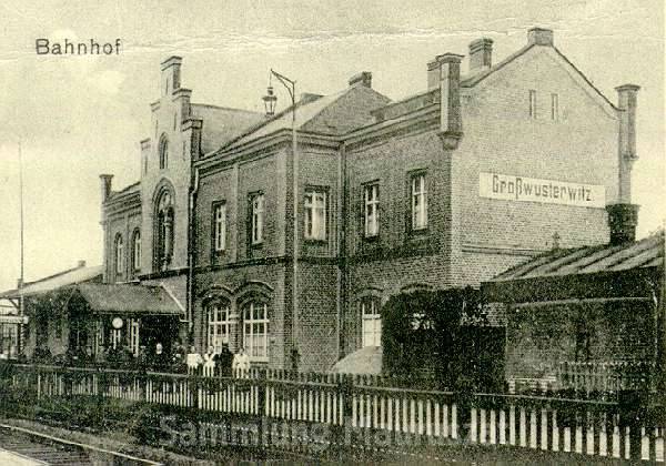 Bahnhof Großwusterwitz 1916