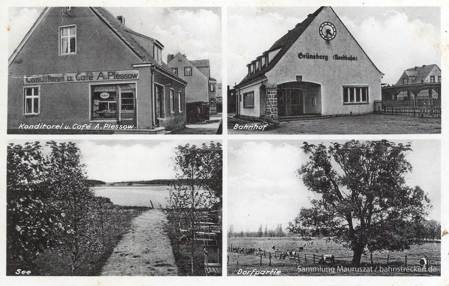 Bahnhof Grüneberg (Nordbahn) 1940