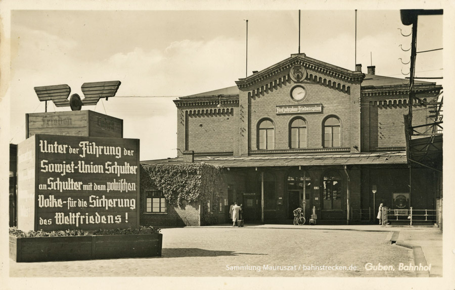 Bahnhof Guben 1952