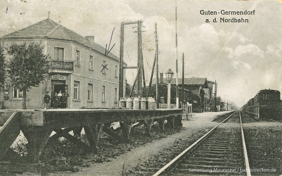 Bahnhof Guten Germendorf 1920