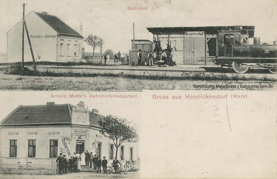 Bahnhof Hennickendorf 1919