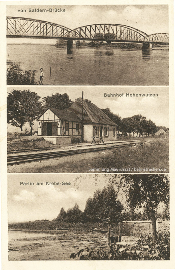 Bahnhof Hohenwutzen ca. 1932