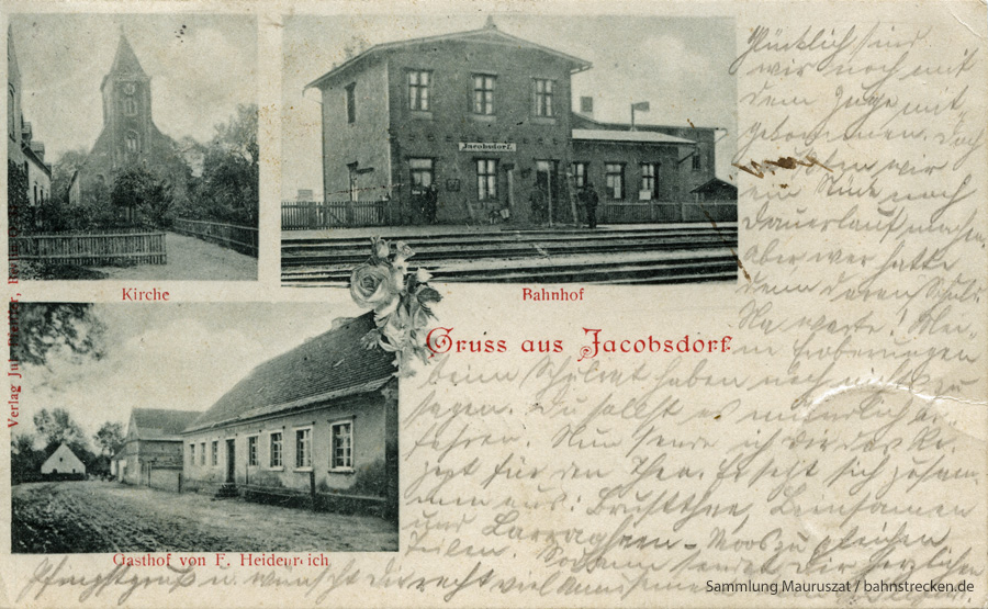 Bahnhof Jacobsdorf 1901