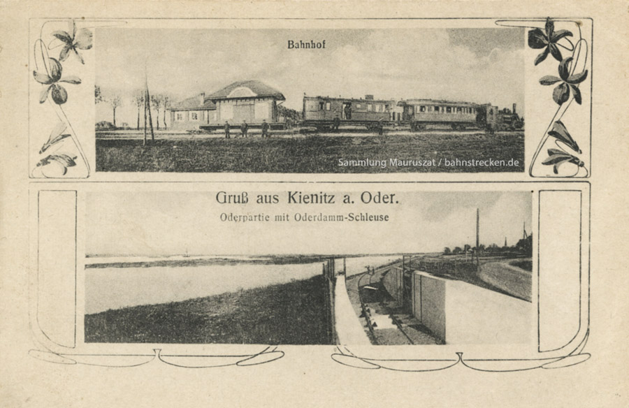 Bahnhof Kienitz 1919